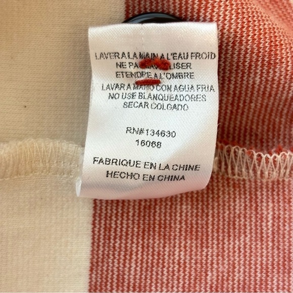 Anthropologie Sunday in Brooklyn Structured Boxy Tee Top Striped Medium - Picture 12 of 14